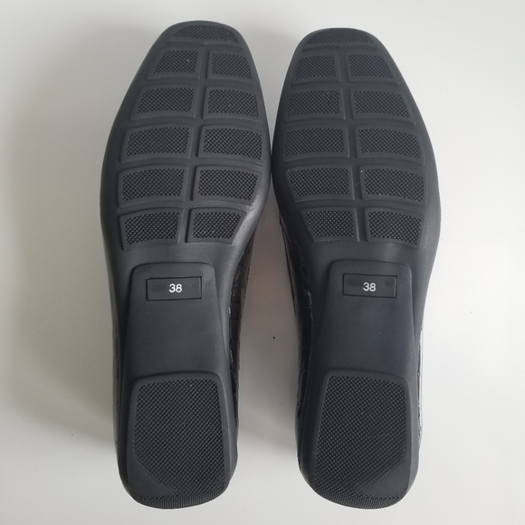 Jones Bootmaker Leather Croc Gunner Loafer - Picture 10 of 11